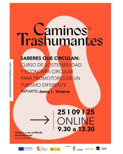 Saberes que circulan: Curso de sostenibilidad y economía circular para promotores de un turismo diferente