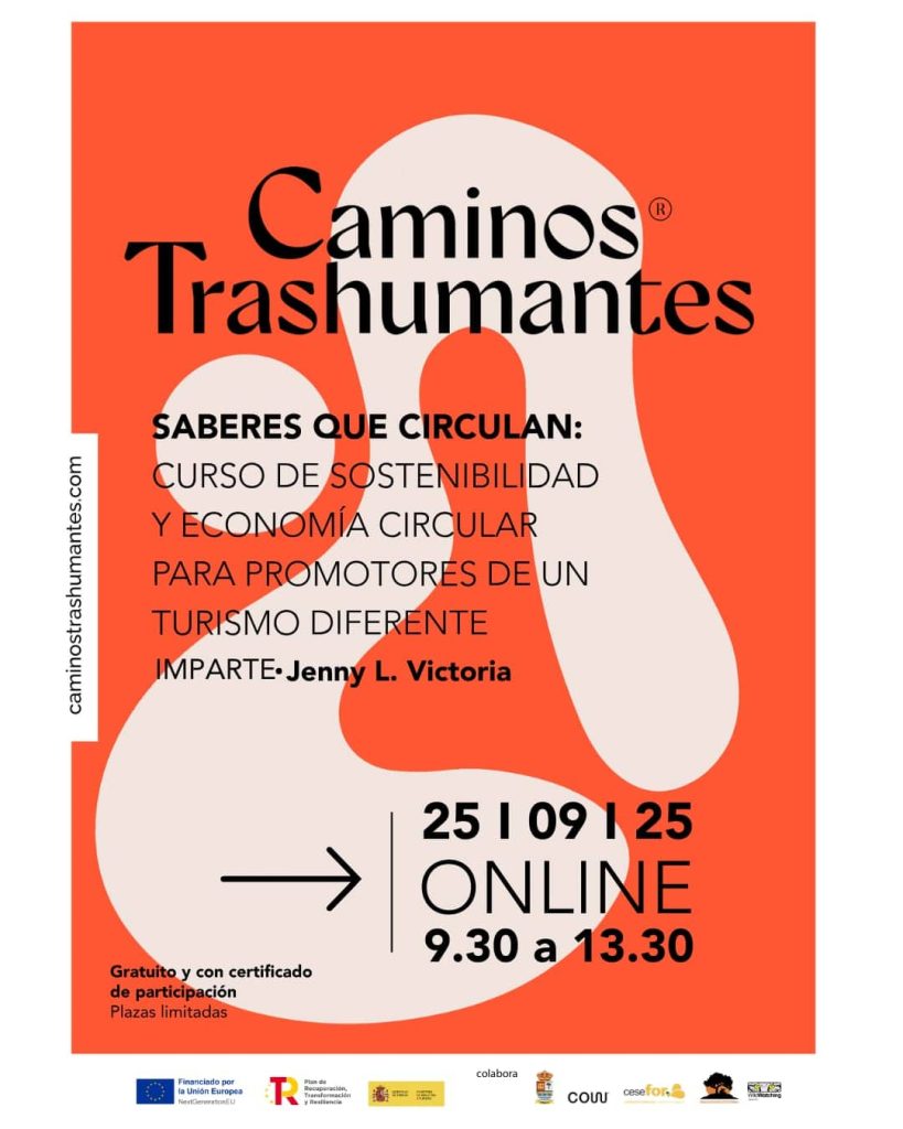 Saberes que circulan: Curso de sostenibilidad y economía circular para promotores de un turismo diferente